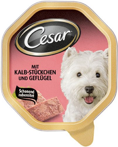 Cesar Klassiker mit Kalb Geflügel 24 x 150 g