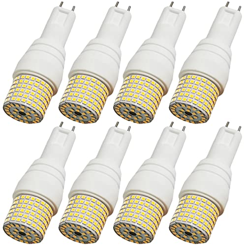 TPMAFF G12 LED Lampe 25 Watt 4000 Lumen G12 Led Leuchtmittel 250 Watt Halogen Äquivalent 3000K Warmweiß G12 Bi-Pin-Sockel Mais-Glühlampe Nicht dimmbar AC 100 V-277 V 8 Stück