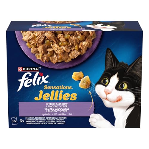 Purina Felix Sensations Katzenfutter Türkei Lamm 12 x 85 g
