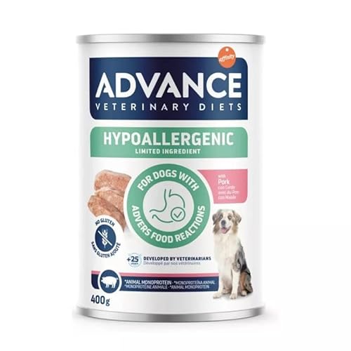 Advance Diets Nassfutter für Hunde hypoallergen mit Schwein 400 g