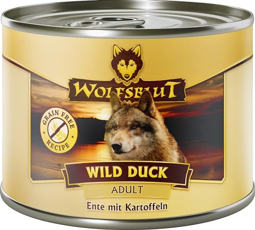 Wolfsblut Wild Duck Futter für ausgewachsene Hunde 200 g 6 Stück