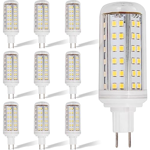 TPMAFF G8 5 LED-Glühbirne 10 Watt 1000 Lumen G8 5-Lichtquelle G8 5-LED-Mais-Glühbirne mit Doppelstiftsockel entspricht 100 Watt Halogen AC 85 V 265 V Nicht dimmbar 10 Stück