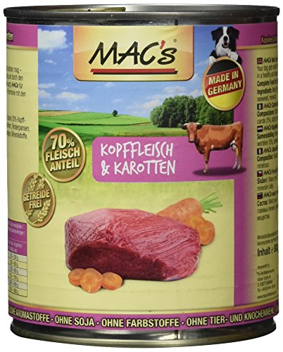 MAC s Kopffleisch Karotten 6er Pack 6 x 800 g