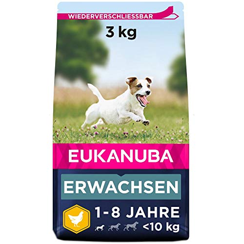 Eukanuba Hundefutter mit frischem Huhn kleine Premium ausgewachsene 3