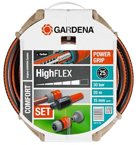 Gardena 18074-26 Schlauch-Set HighFlex 15 mm