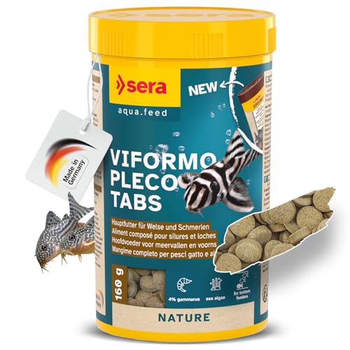sera Viformo Pleco Tabs 250 ml 160 g Nahrhafte Futtertabs Welse Wels- Schmerlenfutter Ohne Farb- Konservierungsstoffe Artgerechte Ernährung Bodenfische Mit vitaminhaltigen Seealgen