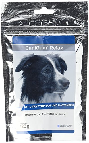 CaniGum Relax Einheit 120g Ergänzungsfuttermittel L Tryptophan B Vitaminen