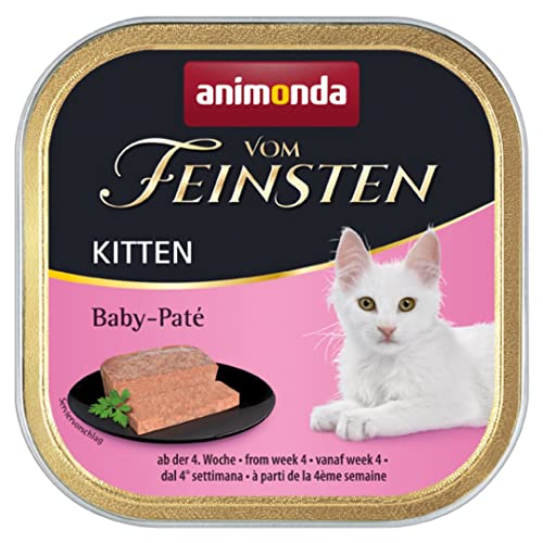 animonda Vom Feinsten Kitten Nassfutter für wachsende im ersten Lebensjahr Baby Pat 32x 100 g
