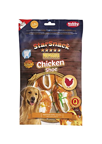 Nobby STARSNACK Barbecue Chicken Shoe bunt ca. 7 5 cm 1 Tüte je 5 Stück 1 x ca. 60 g