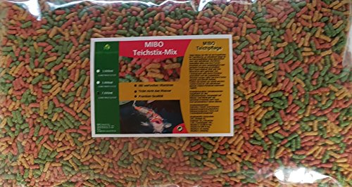 MIBO Teichsticks Mix 7000ml Teichfutter Sticks Teichpflege Futter Gartenteich