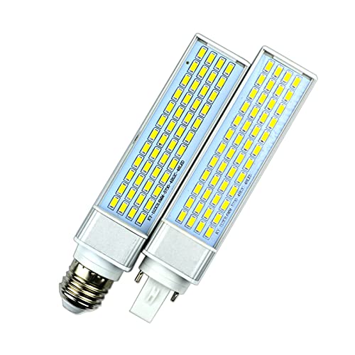 10W 12W 15W 18W 20W 25W E27 G24 Mais Glühbirne Licht SMD 5730 5630 Strahler 180 Grad AC85 265V Horizontale Plug Licht 2 Stück Kaltweiß G24 4pin 10W