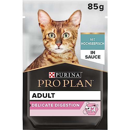 Pro Plan Delicate Digestion Katzenfutter nass mit Hochseefisch 26er Pack 26 x 85g