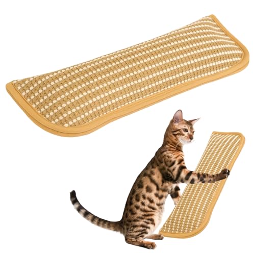 Qnvyw Katzenminze Spielzeug Großes Jute Kratzbrett Für Katzen Katzenminze Kissen Für Hauskatzen Und Kätzchen 35x10x3 cm Ideal Für Spielen Und Kratzverhalten