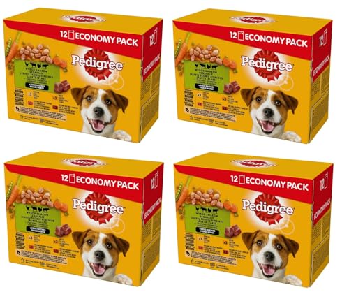 Pedigree Adult in Sauce Multipack 4x 12x100g Hundefutter nass