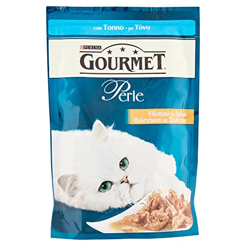 Gourmet Perle Katzenfutter Erlesene Streifen mit Thunfisch 12 Beutel 12 x 85 g