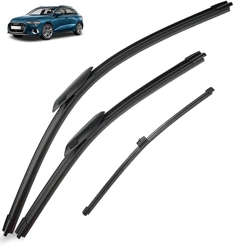 Front für Audi A3 8Y S3 RS3 SLine Sportback 2023 Wischerätter für Frontscheibe Autoätter