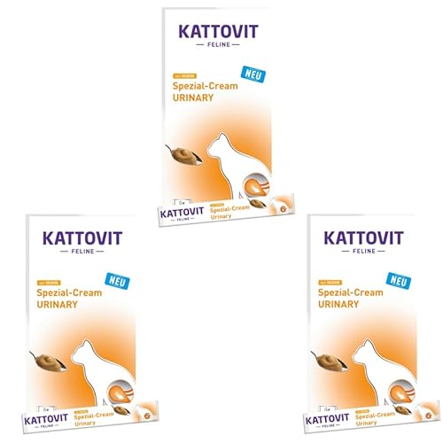  Spezial Creme Urinary 3er Pack 3x 6x 15g Ergänzungsfuttermittel für Ganz ohne Zucker und Farb  und Konservierungsstoffe