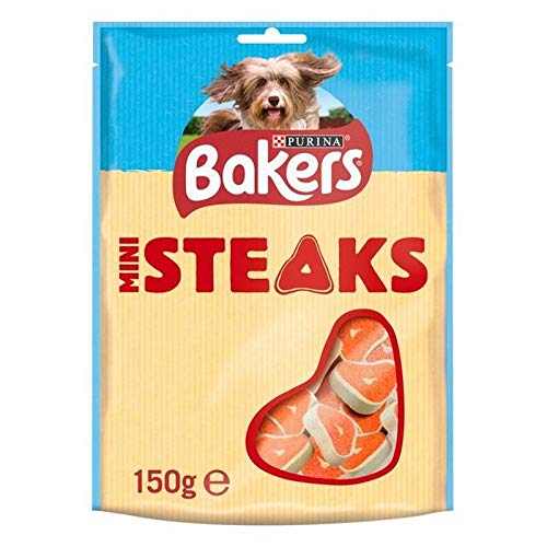Bakers Mini Steaks Dog Treat 150g