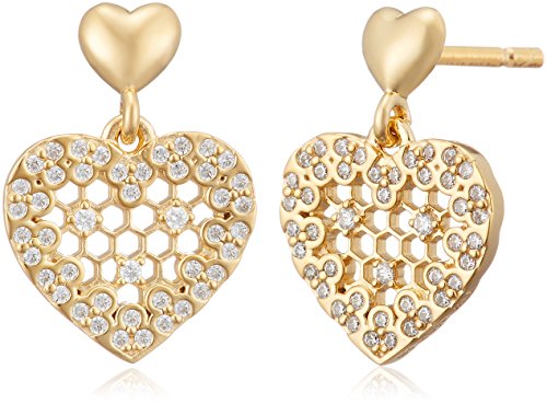 Pandora Damen-Creole Silber vergoldet 267068CZ