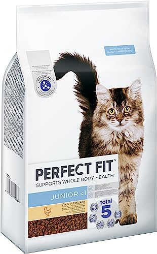 PERFECT FIT Junior Trockenfutter für junge Katzen unter 1 Jahr - Huhn 7 kg 1 Beutel