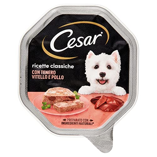 Cesar mit Kalb-Stückchen und Geflügel 150g