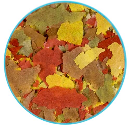 1-10 Liter Tropical Zierfischflocken Colour Flockenfutter Zierfischfutter Hauptfutter Hauptfutter 4 Farben Fischfutter 5 Liter