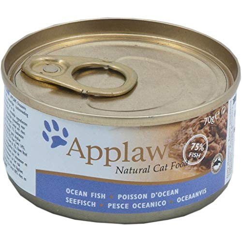 Applaws Natural Cat Food Dosennahrung 70g 24x70g Meeresfisch