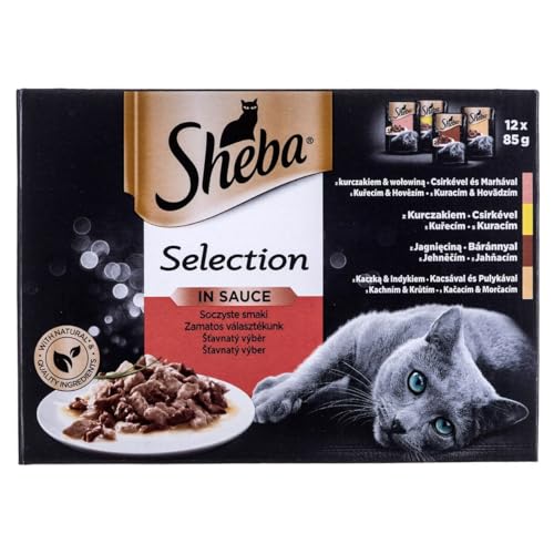 Sheba Pouch Fine Dining Cat Food 12x85g