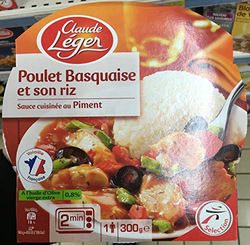 Baskisches Huhn und Reis für Mikrowelle Wasserbad - Claude L ger - 300g