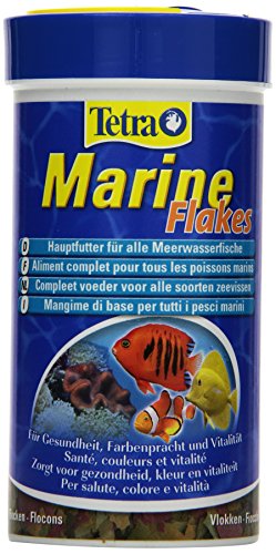 Tetra Marine Flakes - vollwertiges Flocken-Fischfutter für kleine und mittlere Meerwasserfische 250 ml Dose 52 g 1er Pack