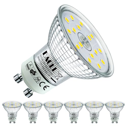 EACLL Kaltweiss 5W 75W Halogen 4er. 585 6000K Birnen AC 230V Flimmerfrei Strahler Reflektorlampen