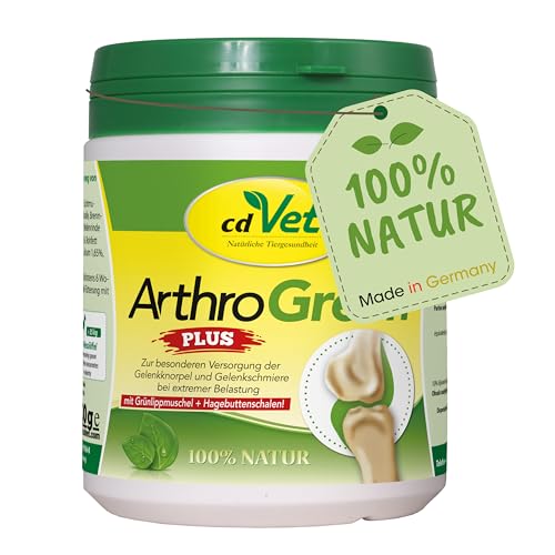 cdVet ArthroGreen Plus 330g   natürliche und effektive Nahrungsergänzung zur Unterstützung der Gelenke für Hund und für Katze durch Vitamine und Mineralien