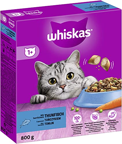 Whiskas Trockenfutter 1 mit Thunfisch 800 g