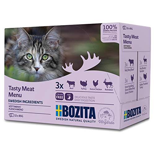 Bozita Multibox Tasty Meat Menu Katzenfutter 12 x 85g