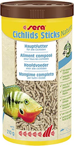 sera Cichlids Sticks Nature 1000 ml 210 g - Hauptfutter für alle Cichliden