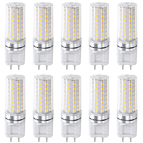 PAZWAHF 10er-Pack LED-G12-Glühbirnen G12-Bi-Pin-Sockel-Maisbirnen 10 Watt 1500 lm 3000 K 4000 K 6000 K Konstantstrom kein Flackern nicht dimmbar AC 85 V 265 V