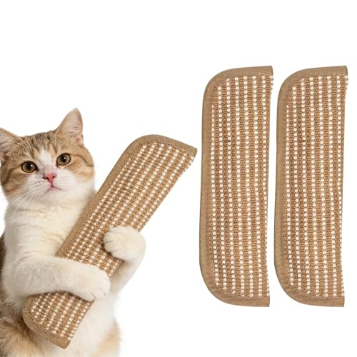 Katzenminze Spielzeug - 2 Stück Katzenminze Kissen Katzenspielzeug Set Großes Jute Kratzbrett Für Katzen Katzenminze Kissen Für Hauskatzen Und Kätzchen 8x27 cm Ideal Für Spielen Und Kratzverhalten