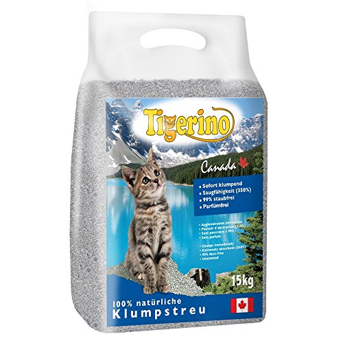 Tigerino Doppelpack Canada Katzenstreu-Sensitive Parfümfrei 2 x 12kg