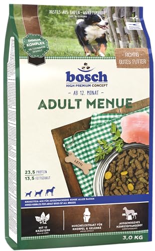 bosch HPC Adult Menue Kroketten-Mix für ausgewachsene Hunde aller Rassen 1 x 3 kg