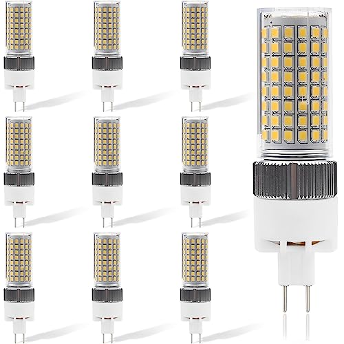 PAZWAHF G8.5 LED Maisbirne 12W 1200 Lumen 120W Halogen Keramik-Sockel Nicht Dimmbar AC 100-277V 10 Stück - Ersatz für Halogen G8.5 Birnen