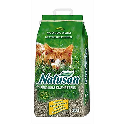 NATUSAN Katzenstreu Premium Klumpstreu 20 Liter