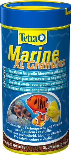 Tetra Marine XL Granules - vollwertiges Granulat-Fischfutter für alle mittleren bis großen Meerwasserfische 250 ml Dose
