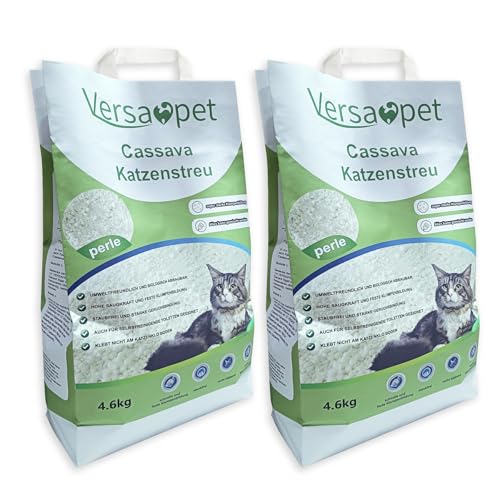 Versapet Cassava Katzenstreu klumpend Klumpstreu 2 x 4 6 kg Maniok