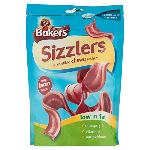 Bakers Sizzlers Tasty Speckgeschmack 120 g - Packung mit 2