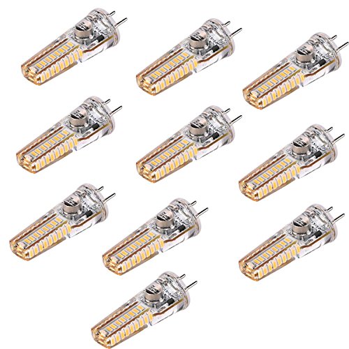 GY6.35 4 W 3014 36SMD 300-400LM Warm White 2800-3200K Dekorative LED Bi-pin Lights AC DC 12-24 V 10 Stück Äquivalent