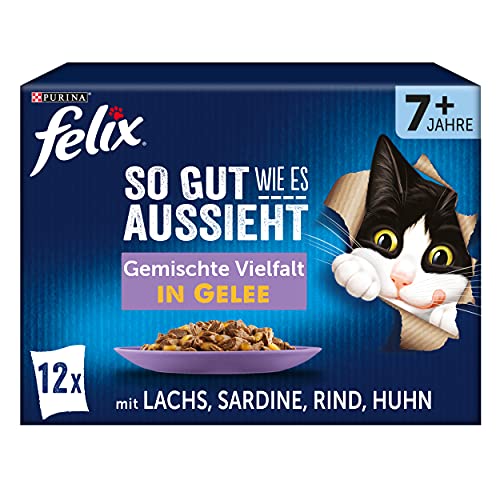  So gut wie es aussieht Senior Katzenfutter 6er 6x 85g