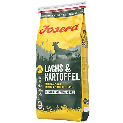 JOSERA Lachs Kartoffel 1x 15kg getreidefreies Lachsprotein als einzige tierische Proteinquelle Super Premium 1er Pac