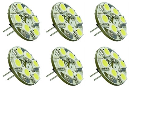  vmonster 6 Pack V V 1 2 W KÃ¼hles WeiÃŸ 6x 5050 Cluster LED GX4 RÃ¼ckseite