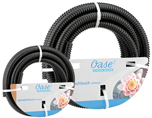 Oase Spiralschlauch schwarz 1 1 2 10 m - Schlauchabschnitt aus PVC-Material 38 cm geeignet für 1 Bar