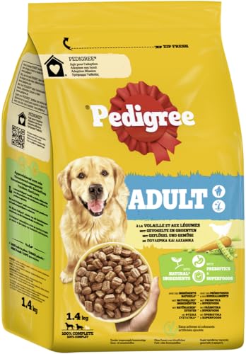 PEDIGREE Beutel Adult mit Geflügel und Gemüse 1 x 1 4kg